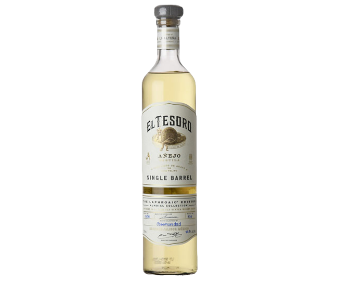 El Tesoro Laphroaig Mundial Collection Single Barrel Anejo 750ml
