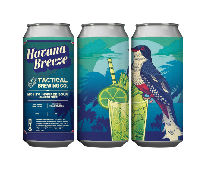 Tactical Havana Breeze 16oz 4-Pack Can (No Barcode)