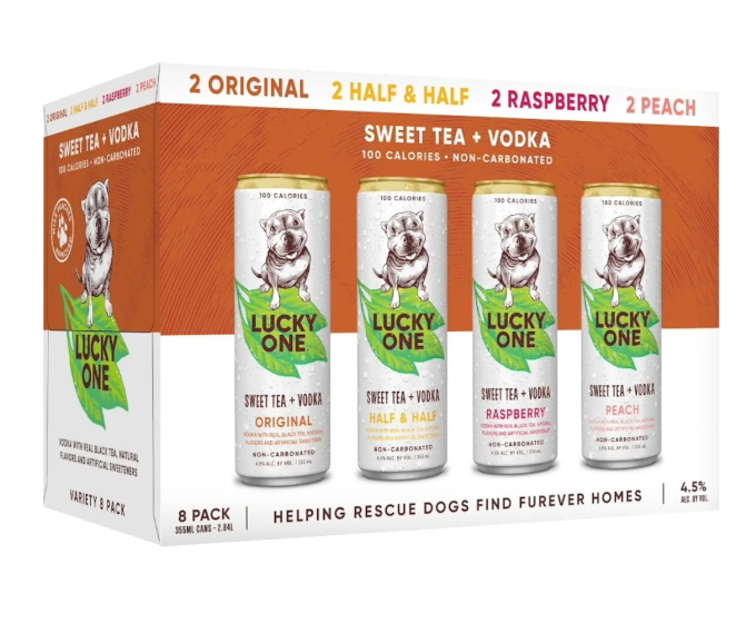 Lucky One Sweet Tea Variety 12oz 8-Pack Can