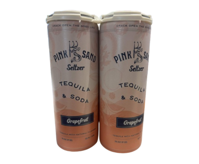 Pink Sand Tequila And Soda Grapefruit 12oz 4-Pack Can