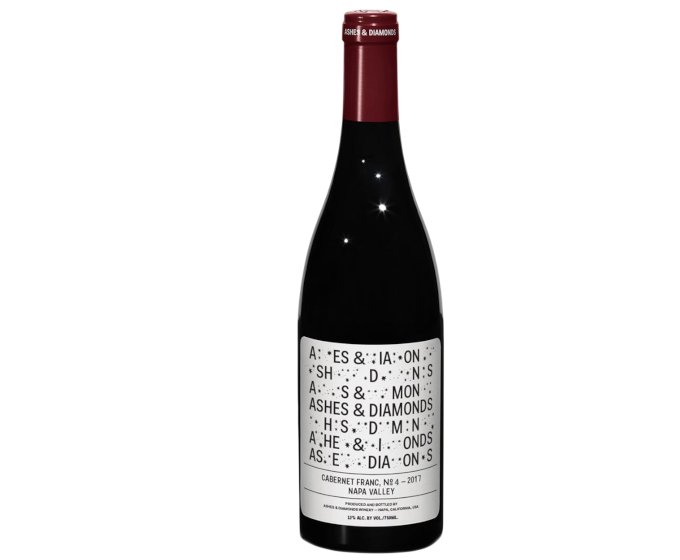 Ashes & Diamonds Cabernet Franc No 4 Napa Valley 2017 750ml