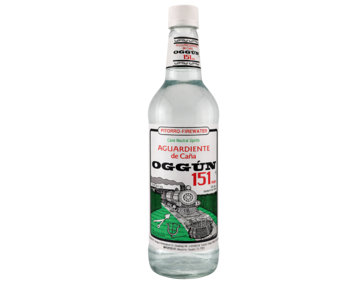 Aguardiente De Cana Oggun 151 Proof 700ml