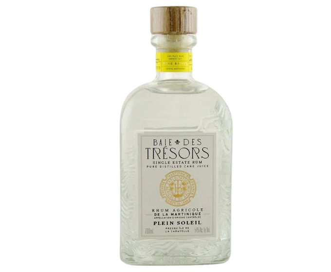 Baie Des Tresors Plein Soliell Blanc Rhum Agricole 700ml