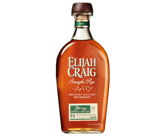 Elijah Craig Straight Rye 750ml (DNO)