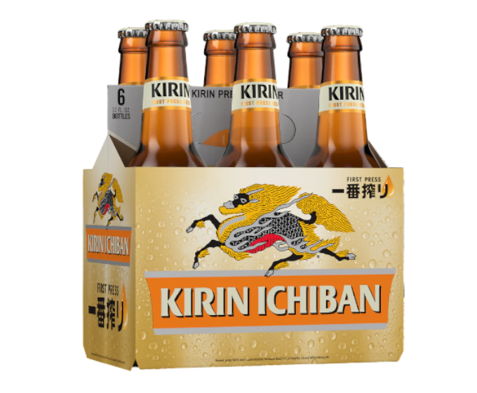 Kirin Ichiban 12oz 6-Pack Bottle