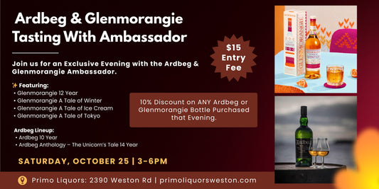Ardbeg & Glenmorangie Ambassador Tasting Event