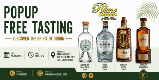 🥃 Popup Free Tasting at Primo Liquors | Discover the Spirit of Origin