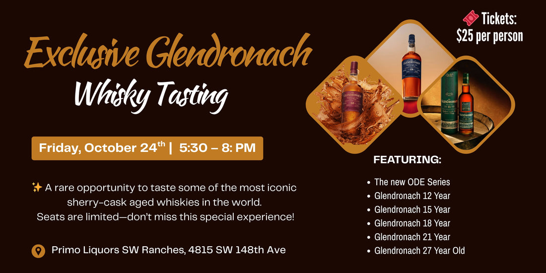 Exclusive Glendronach Whisky Tasting
