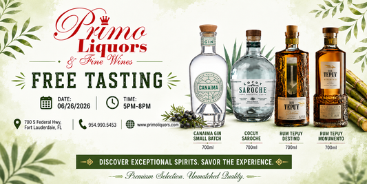 Free Spirits Tasting at Primo Liquors – June 26, 2026 | Fort Lauderdale