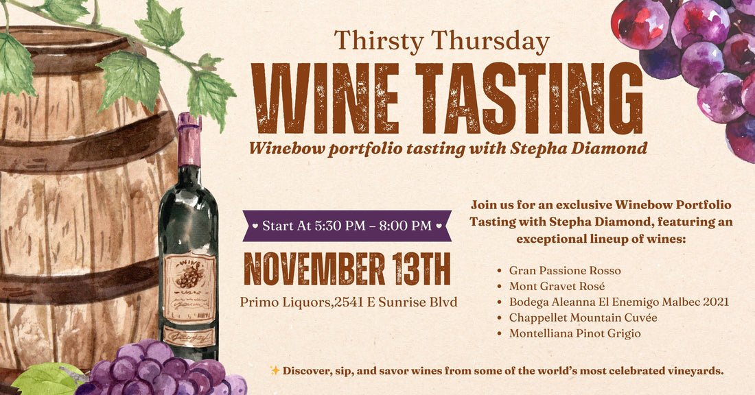 🍷 Thirsty Thursday – Winebow Portfolio Tasting