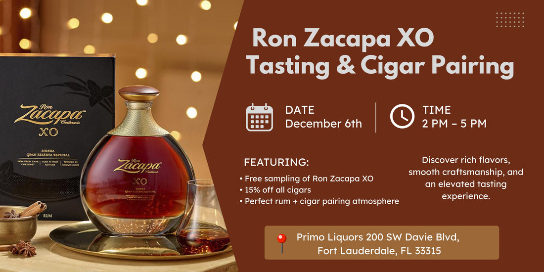 Ron Zacapa XO Tasting & Cigar Pairing