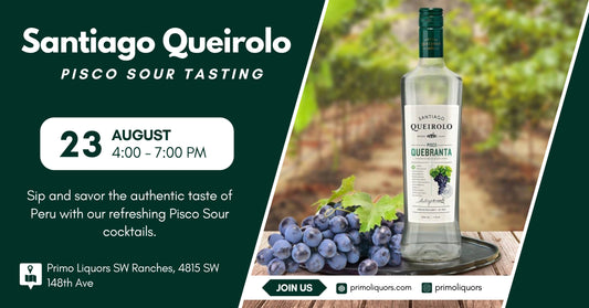 Santiago Queirolo Pisco Sour Cocktail Event