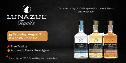 Lunazul Tequila Tasting