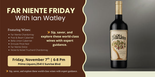 🍷 Far Niente Friday with lan Watley