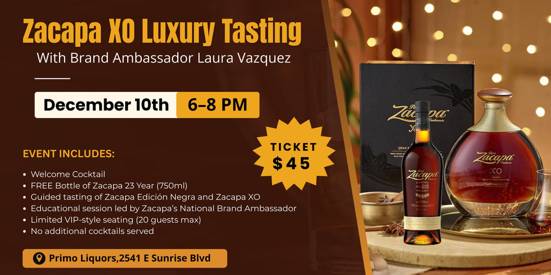Zacapa XO Luxury Tasting -Hosted by Laura Vazquez