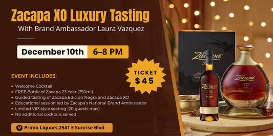 Zacapa XO Luxury Tasting -Hosted by Laura Vazquez