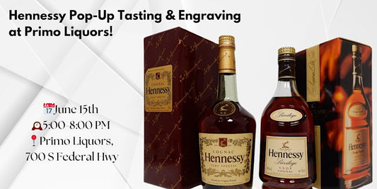 Hennessy Pop-Up Tasting & Engraving at Primo Liquors!
