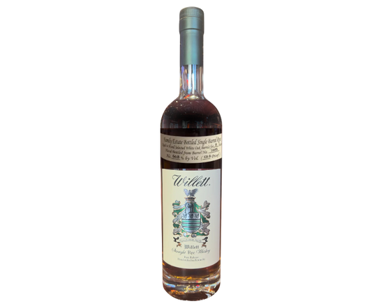 Willett Single Barrel No 2405 Straight Rye 11 Years 121.6 Proof Dragon Stone Primo Pick 750ml (No Barcode)