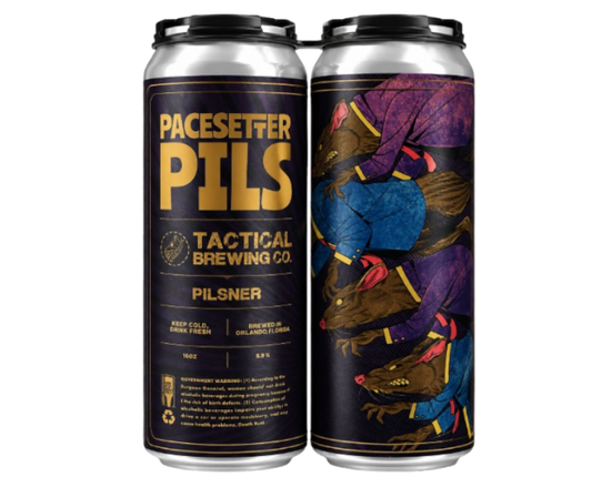 Tactical Pacesetter 16oz 4-Pack Can (No Barcode)