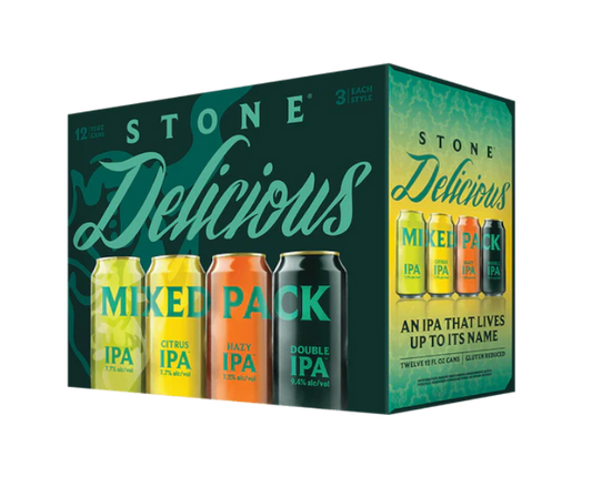 Stone Delicious Mixed Pack 12oz 12-Pack Can - IPA at Primo Liquors Fort Lauderdale