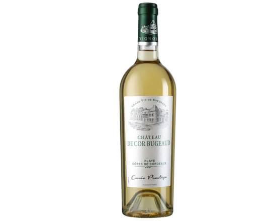 Chateau de Cor Bugeaud Cuvee Prestige Blanc Blaye Cotes de Bordeaux 2022 750ml