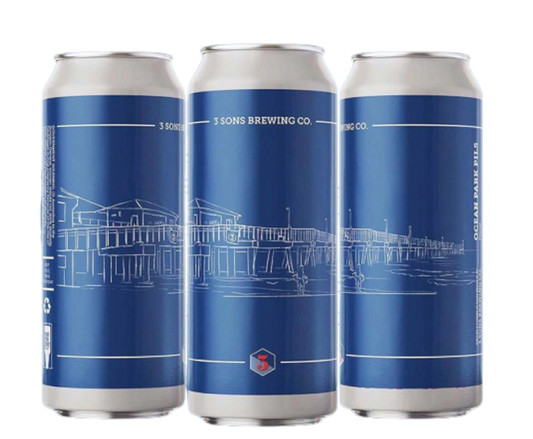 Three Sons Ocean Park Pilsner 16oz 4-Pack Can