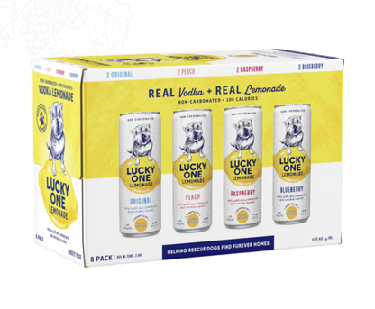 Lucky One Lemonade Variety 12oz 8-Pack Can