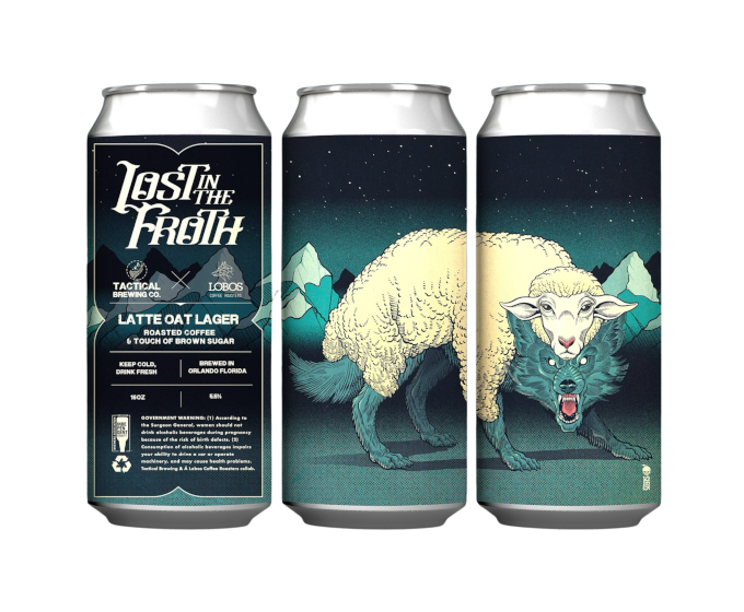 Tactical Lost in The Froth 16oz 4-Pack Can (No Barcode)