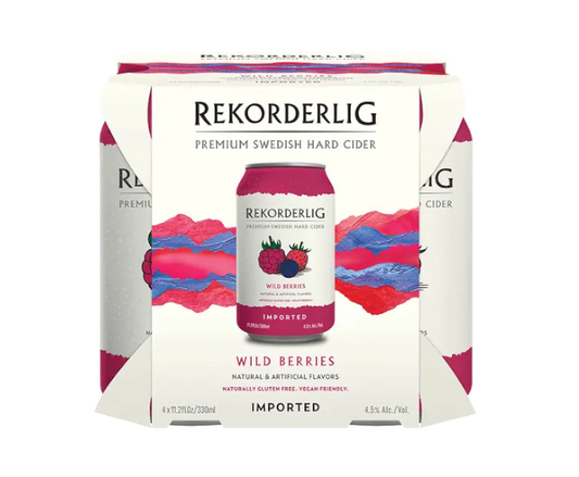 Rekorderlig Wild Berries 11.2oz 4-Pack Can