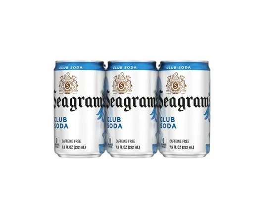 Seagrams Club Soda 7.5oz 10-Pack Can - Soft Drinks at Primo Liquors Fort Lauderdale