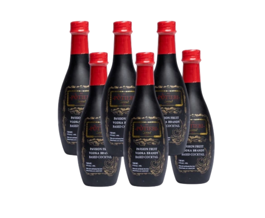 Potieri Passionfruit Vodka Brandy 100ml 6-Pack Bottle (Scan Correct Item)