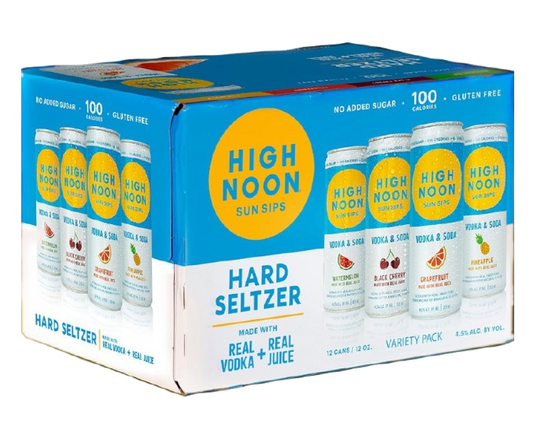 High Noon Sun Sips Variety Pack 12oz 12-Pack Can - Canned Cocktails at Primo Liquors Fort Lauderdale