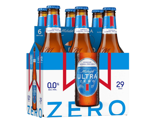 Michelob Ultra NA Zero 12oz 6-Pack Bottle