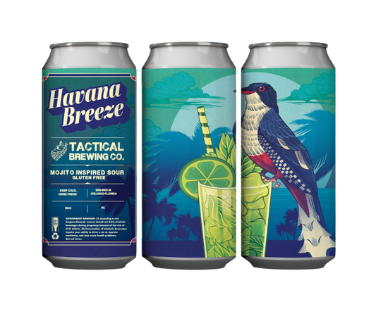 Tactical Havana Breeze 16oz 4-Pack Can (No Barcode)