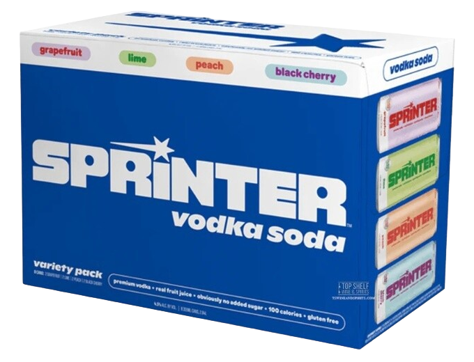 Sprinter Vodka Soda Variety Pack 12oz 8-Pack Can