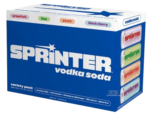 Sprinter Vodka Soda Variety Pack 12oz 8-Pack Can