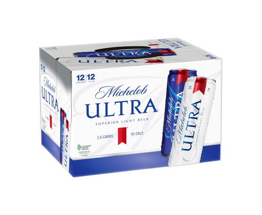 Michelob Ultra 12oz 12-Pack Can - Beer at Primo Liquors Fort Lauderdale