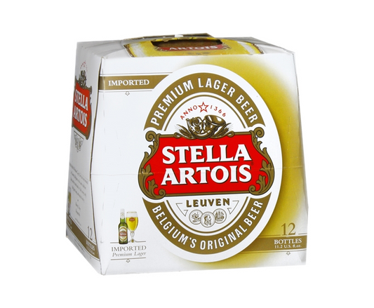 Stella Artois 11.2oz 12-Pack Bottle - Beer at Primo Liquors Fort Lauderdale