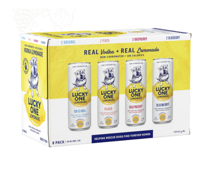 Lucky One Lemonade Variety 12oz 8-Pack Can