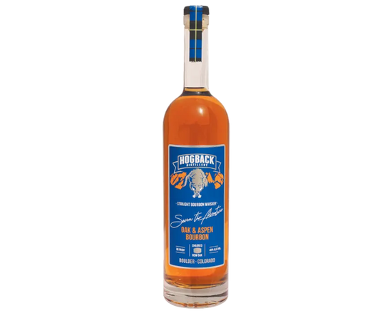 Hogback Oak & Aspen Straight Bourbon 750ml (Scan Correct Item)