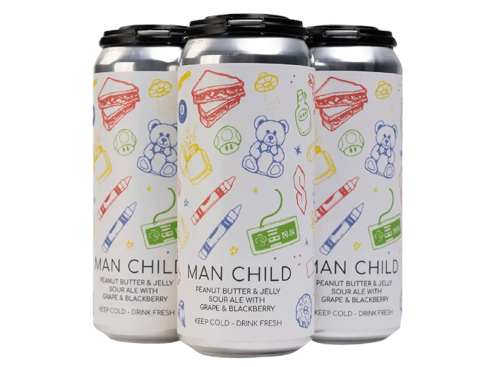 Hidden Springs Man Child 16oz 4-Pack Can