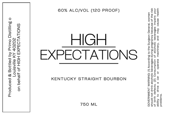 High Expectations Kentucky Straight Bourbon 750ml