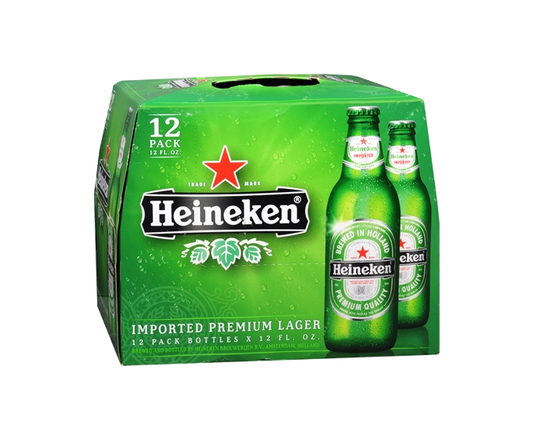Heineken 12oz 12-Pack Bottle - Beer at Primo Liquors Fort Lauderdale