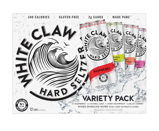 White Claw Hard Seltzer Variety Pack # 2 12-Pack Can - Canned Cocktails at Primo Liquors Fort Lauderdale
