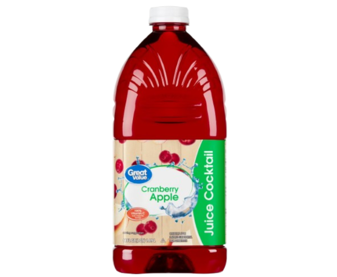Great Value Cranberry Apple Juice 64oz