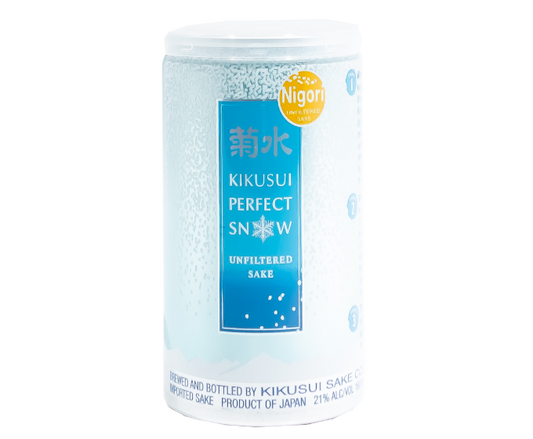 Kikusui Perfect Snow Nigori Sake 180ml Can - Wine Cellar at Primo Liquors Fort Lauderdale