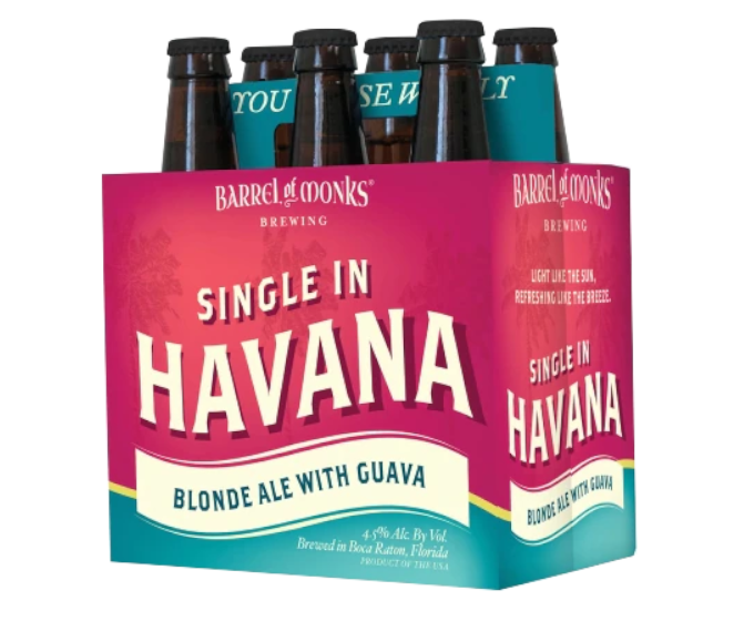 Barrel of Monks Single in Havana 12oz 6-Pack Bottle