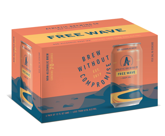 Athletic NA Free Wave Hazy IPA 12oz 6-Pack Can - Non Alcoholic at Primo Liquors Fort Lauderdale