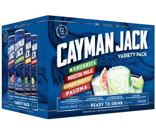 Cayman Jack Variety Pack 12oz 12-Pack Can (Scan Correct Item)