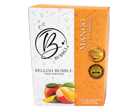 Bellini Bubbli Mango 8.4oz 4-Pack Can - Canned Cocktails at Primo Liquors Fort Lauderdale